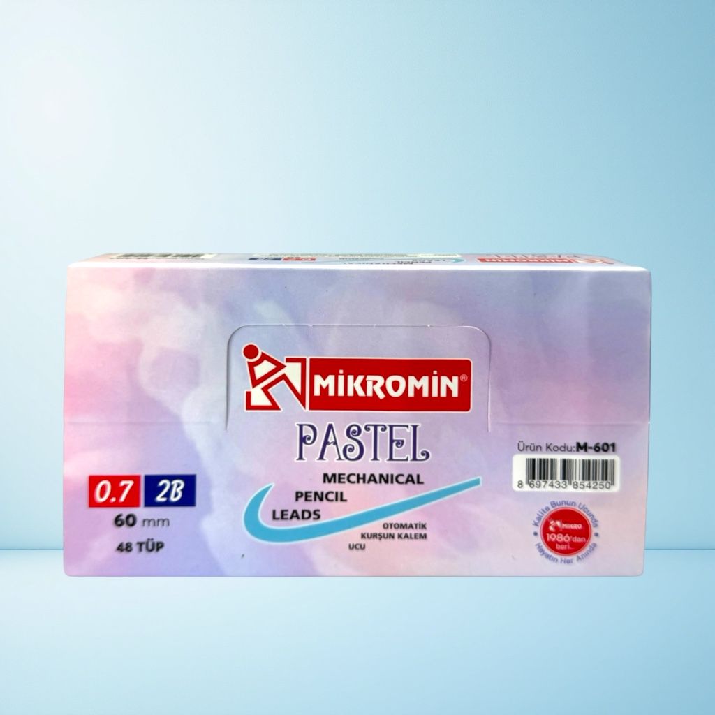 MİKRO PASTEL 0.7 UÇ 60 MM 48’Lİ PAKET